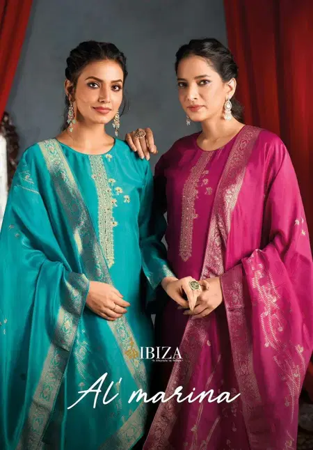 Al Marina By Ibiza Banglory Silk Wholesale Designer Salwar Suits In India